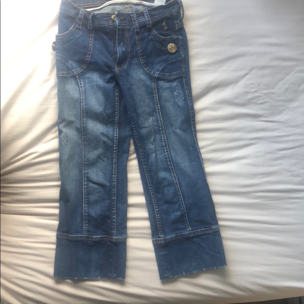 Baby Phat Distressed Jean Capris